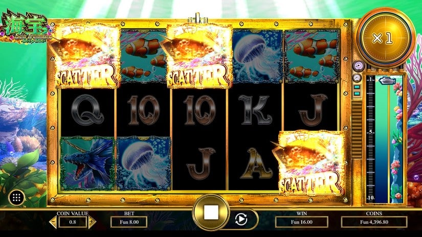 Sea Treasure Deep Dive slot screen 2