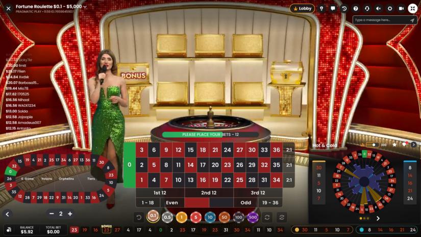 Fortune Roulette slot screen 0