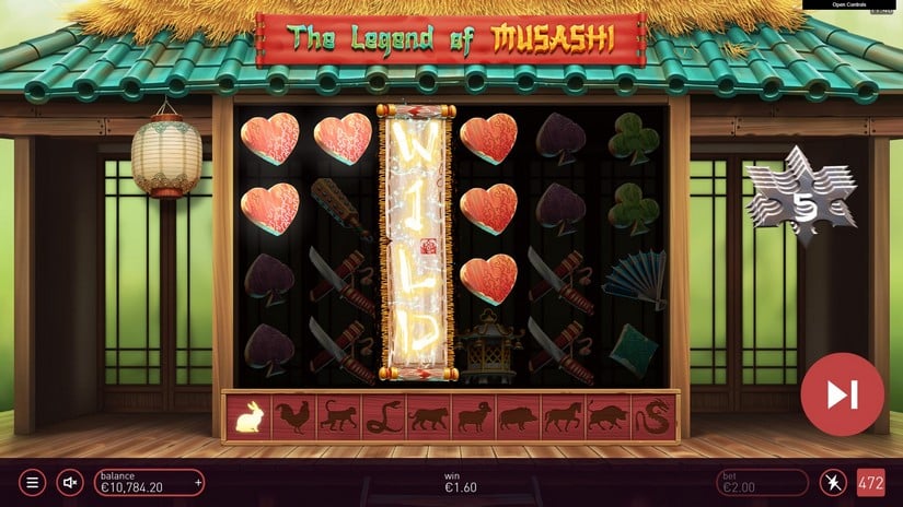 The Legend of Musashi slot screen 5