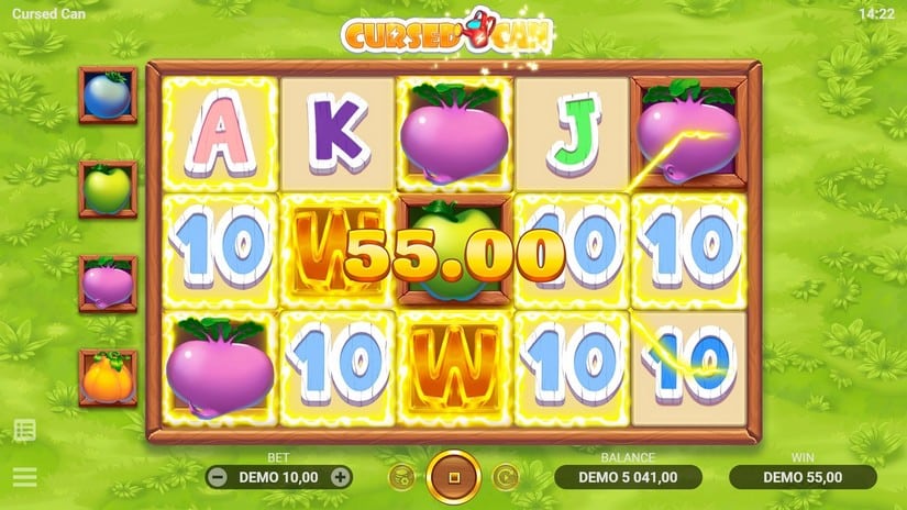 Cursed Can slot screen 2