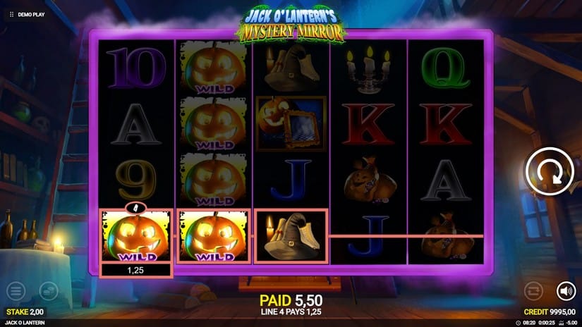 Jack o’Lantern’s Mystery Mirrors slot screen 2