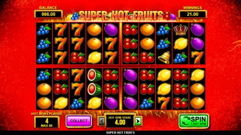 Super Hot Fruits slot screen 3