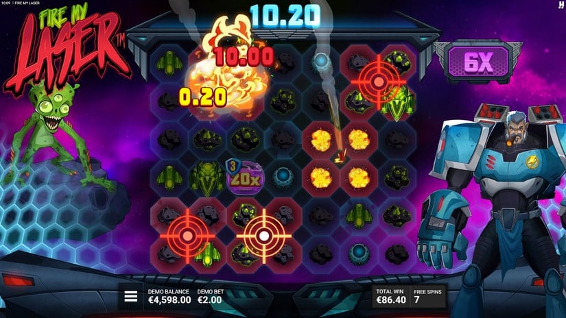 Fire My Laser slot screen 5