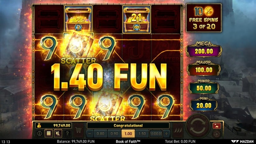 Book of Faith™ slot screen 4