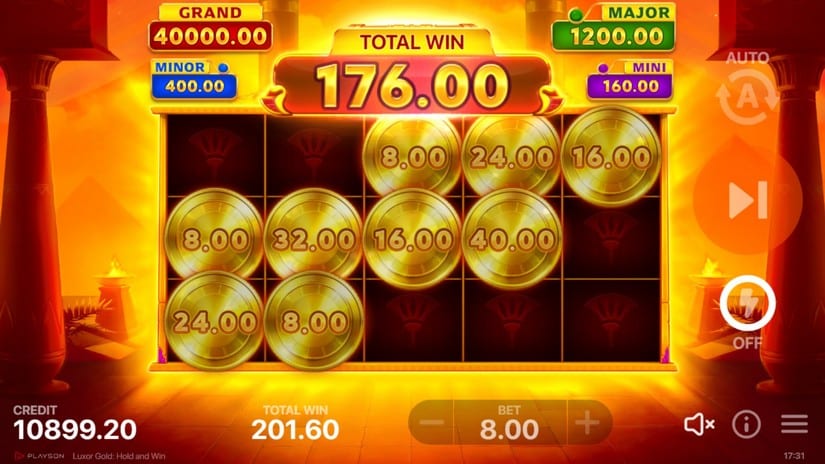 Luxor Gold: Hold and Win slot screen 8
