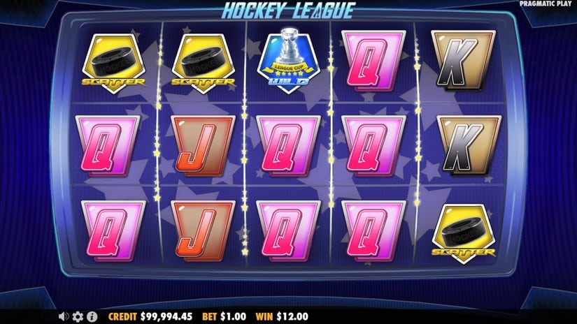 Hockey League slot screen 3