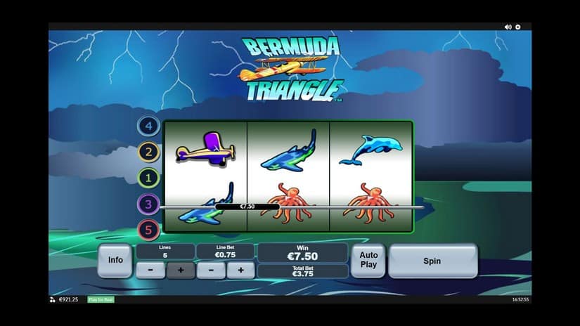 Bermuda Triangle slot screen 2