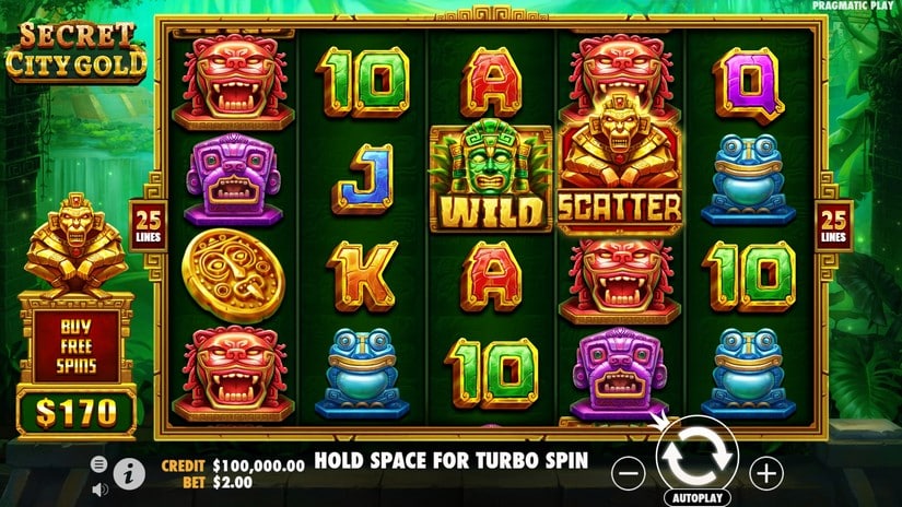 Secret City Gold slot screen 2