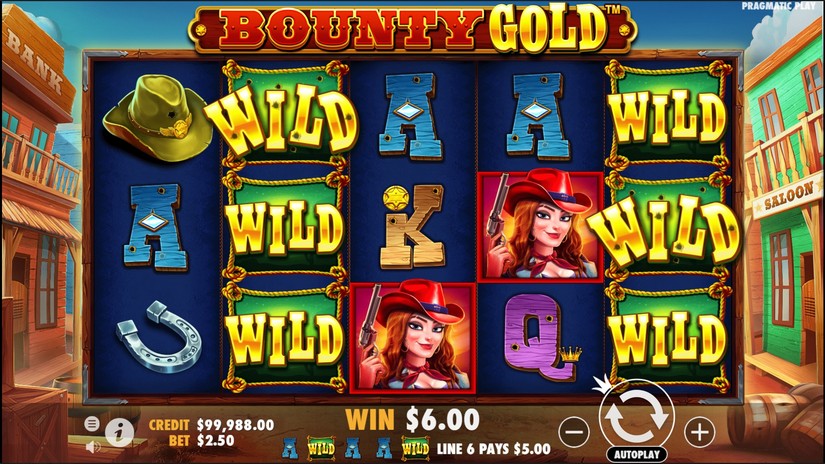 Bounty Gold slot screen 3