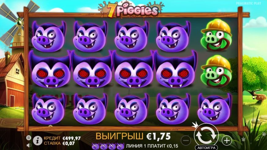 7 Piggies slot screen 3
