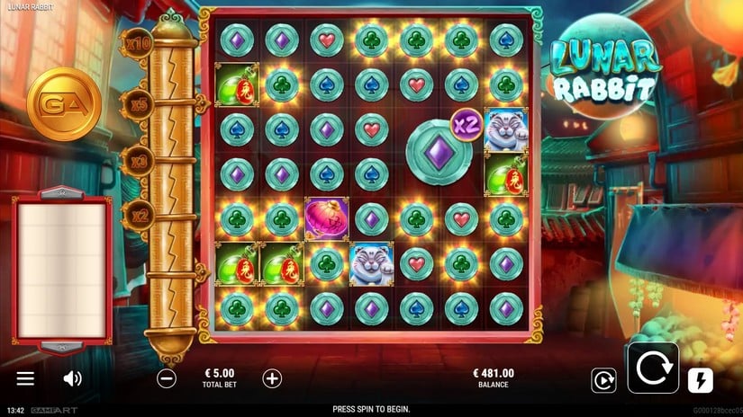 Lunar Rabbit slot screen 2