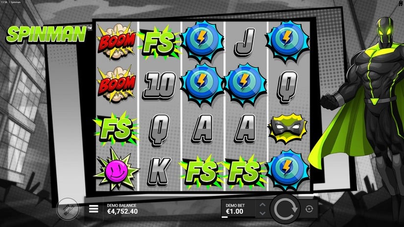Spinman slot screen 4