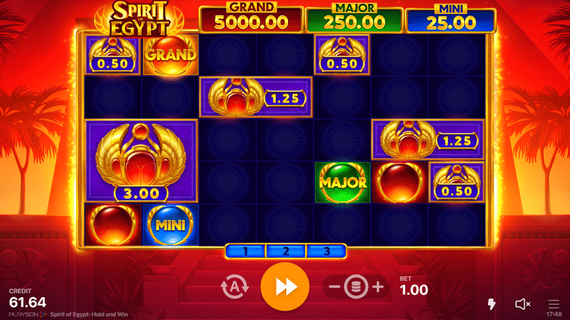 Spirit of Egypt: Hold and Win slot screen 9