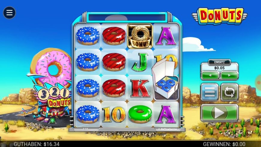 Donuts slot screen 1