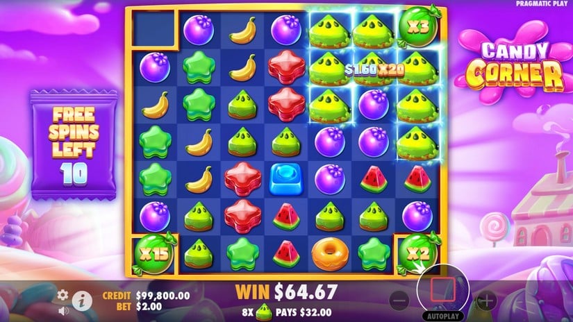 Candy Corner slot screen 5