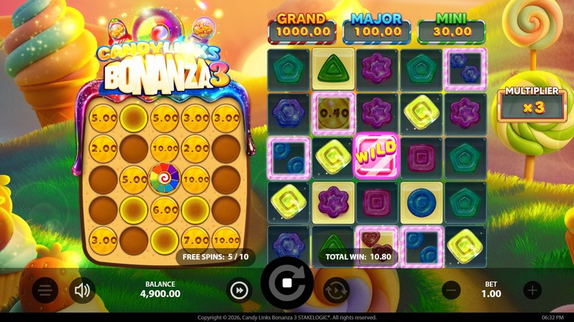 Candy Links Bonanza 3 slot screen 5