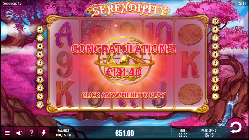 Serendipity slot screen 5