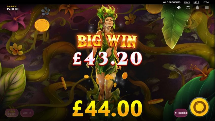 Wild Elements slot screen 6