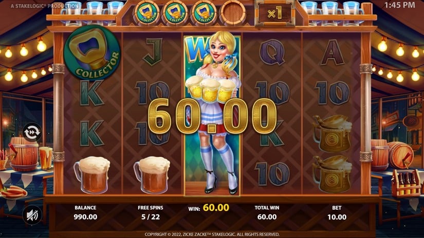 Zicke Zacke slot screen 5