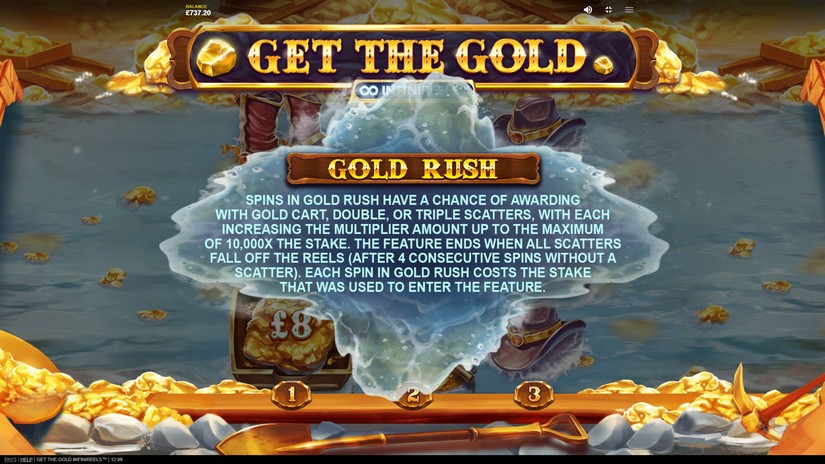 Get The Gold Infinireels slot screen 4