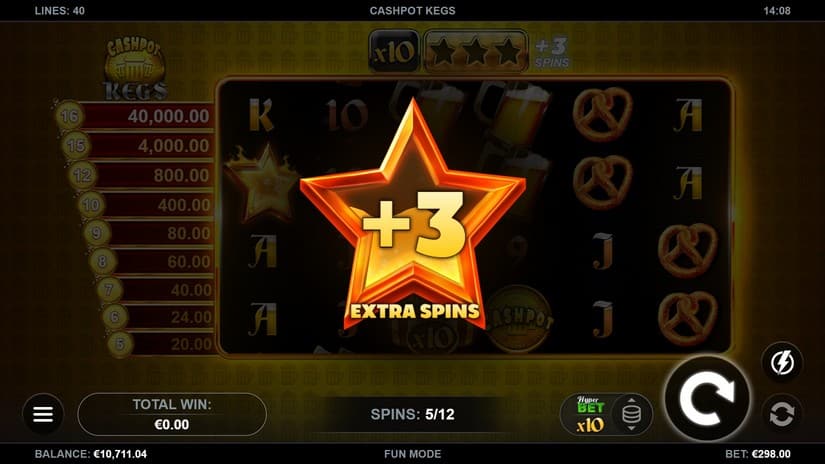 Cashpot Kegs slot screen 5