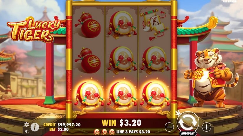 Lucky Tiger slot screen 2