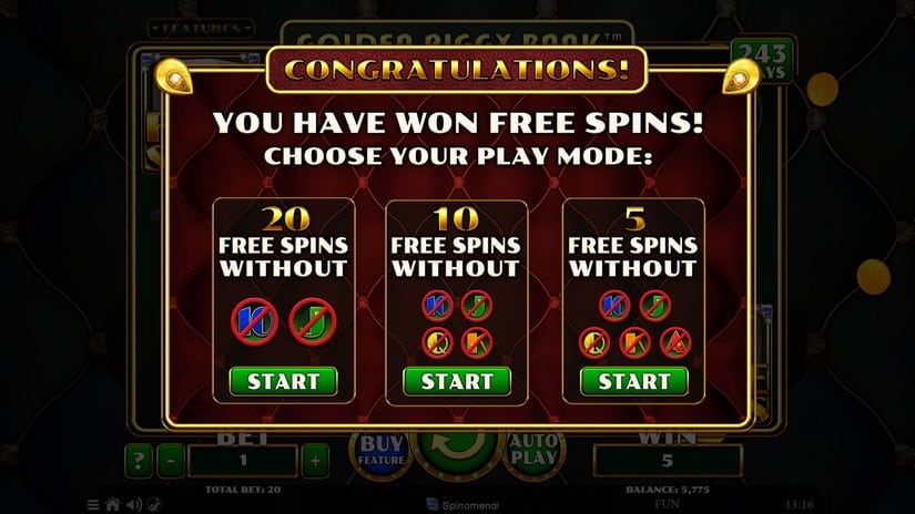 Golden Piggy Bank slot screen 4