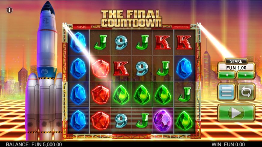 The Final Countdown slot screen 1