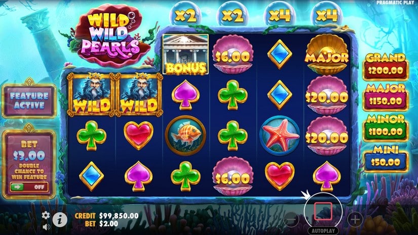 Wild Wild Pearls slot screen 3
