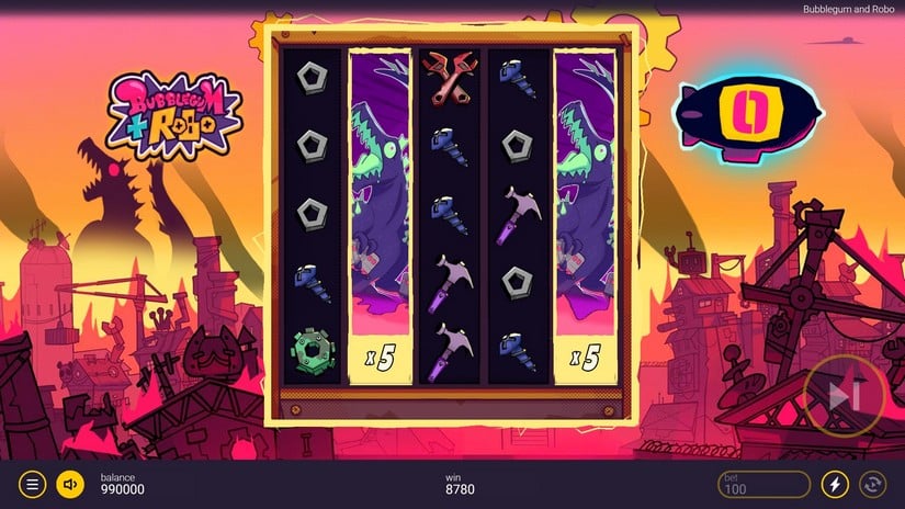 Bubblegum and Robo slot screen 6