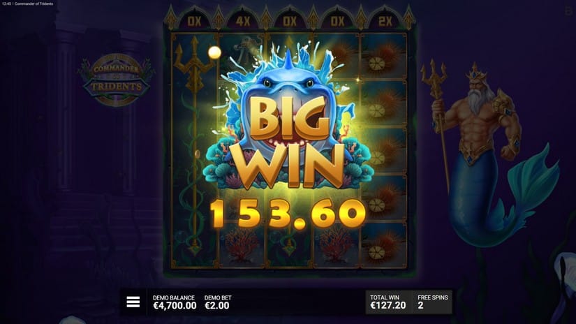 Commander of Tridents slot screen 6