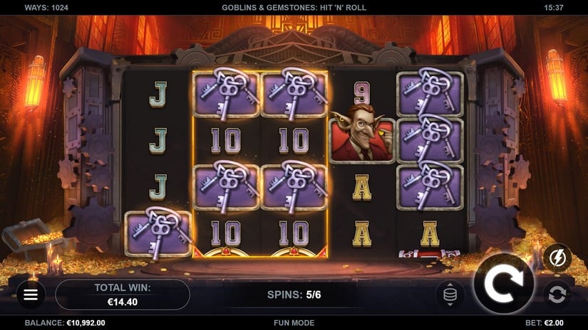 Goblins & Gemstones: Hit ‘n’ Roll slot screen 6