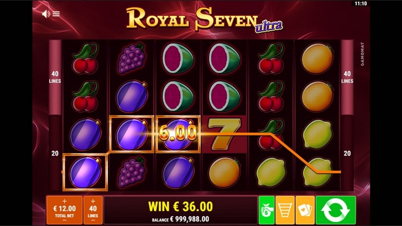 Royal Seven Ultra slot screen 2