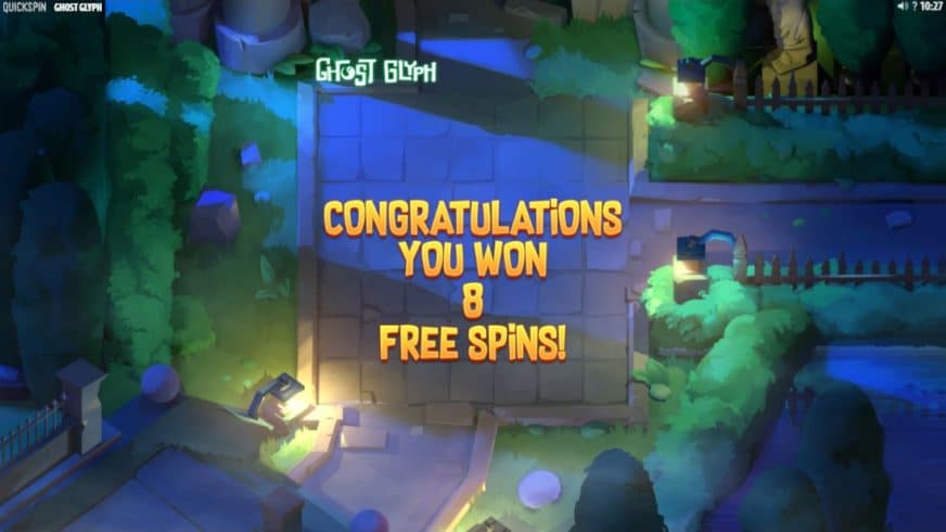 Ghost Glyph slot screen 4