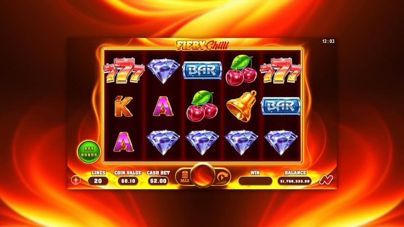 Fiery Chilli slot screen 1