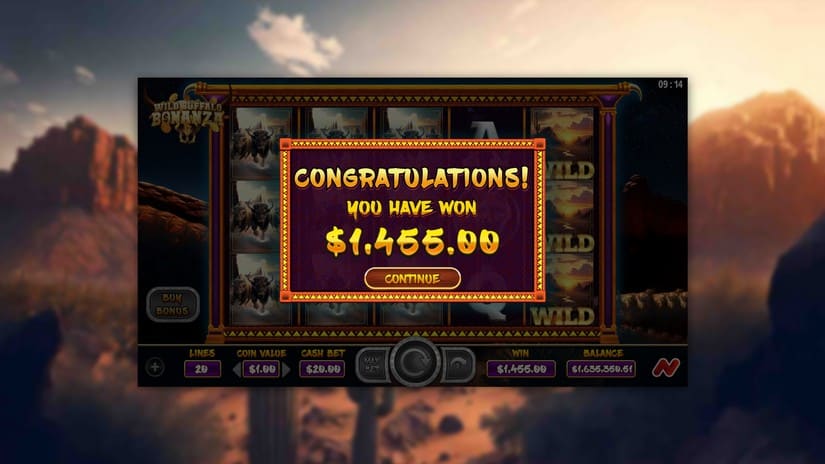 Wild Buffalo Bonanza slot screen 6