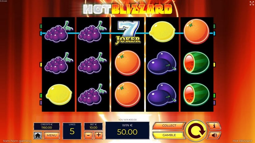 Hot Blizzard slot screen 2