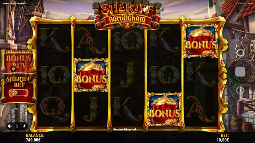 Sheriff of Nottingham 2 slot screen 7