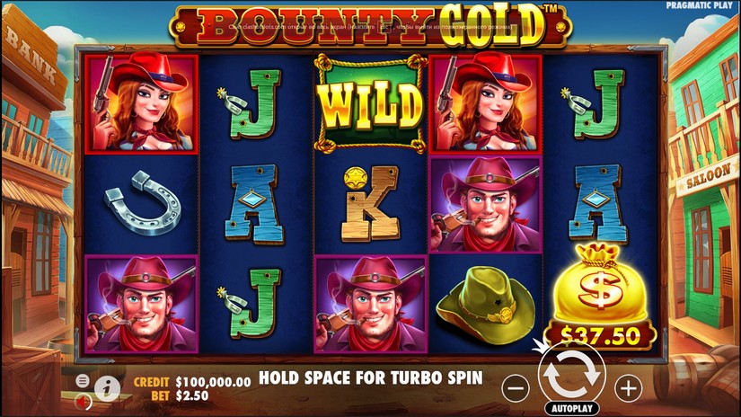 Bounty Gold slot screen 2