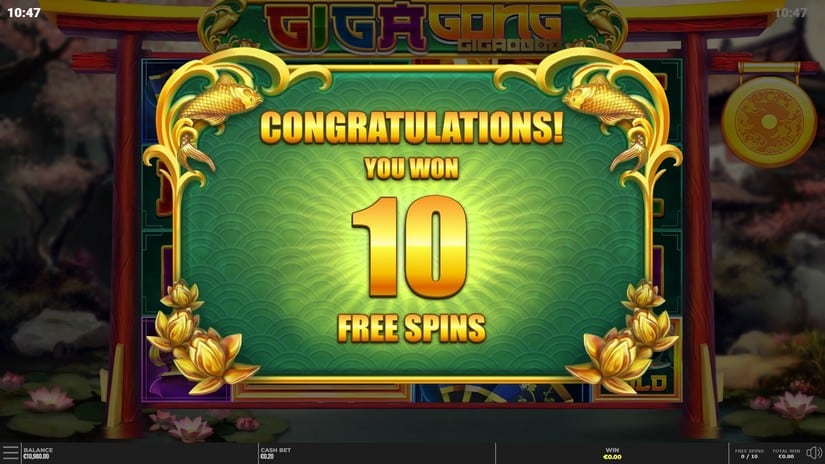 GigaGong GigaBlox slot screen 3