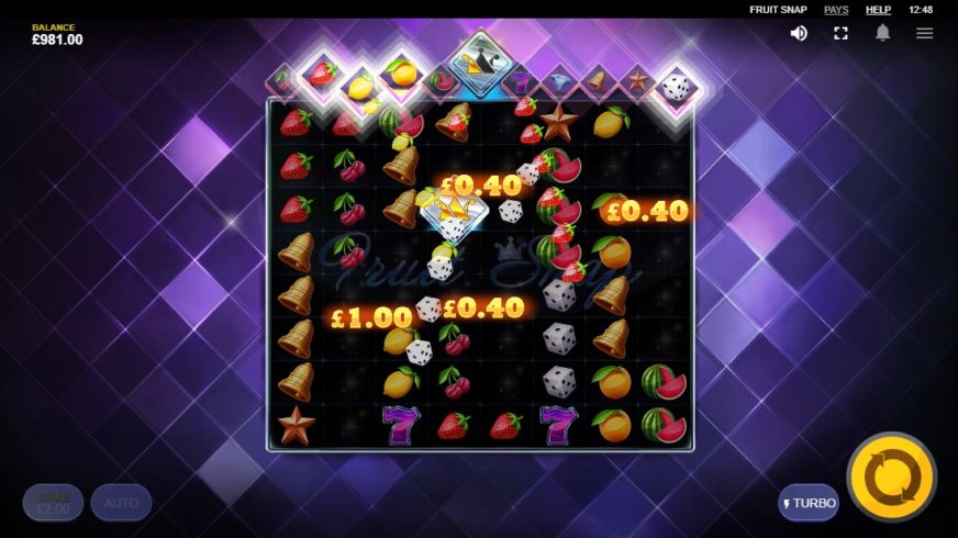 Fruit Snap slot screen 3