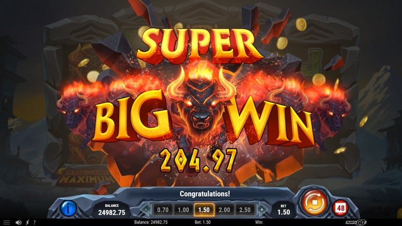 Beasts of Fire Maximum slot screen 5