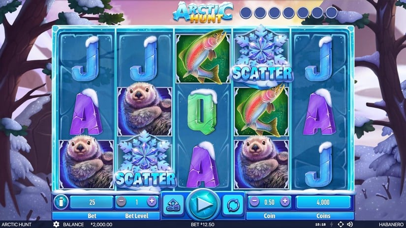 Arctic Hunt slot screen 1