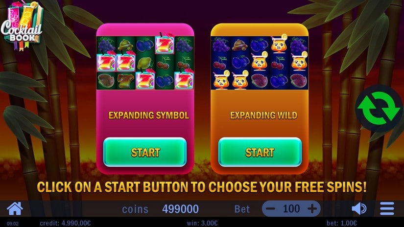 Cocktail Book slot screen 4