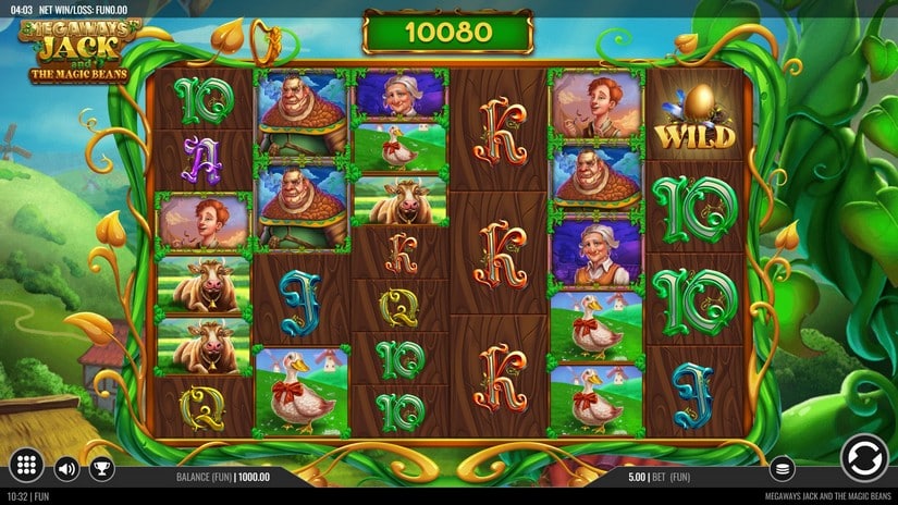 Megaways Jack and The Magic Beans slot screen 1