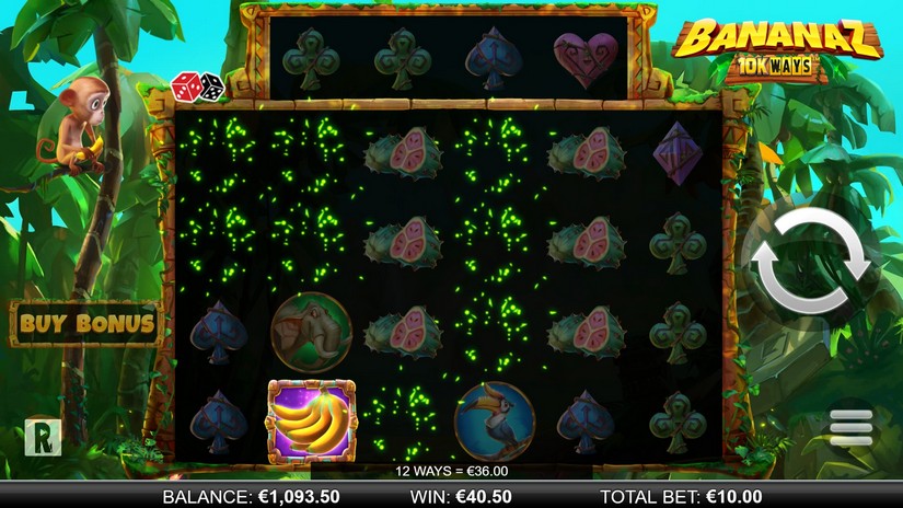 Bananaz 10K Ways slot screen 2