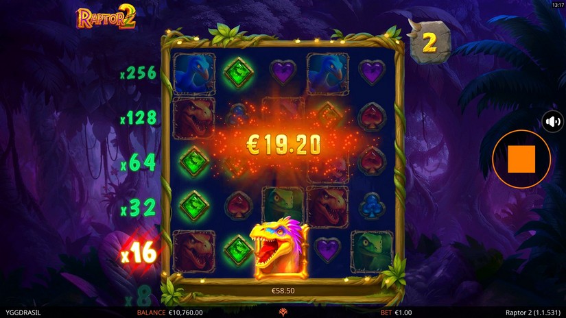 Raptor 2 slot screen 6