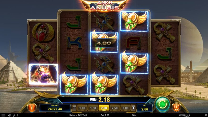 Ankh of Anubis slot screen 2