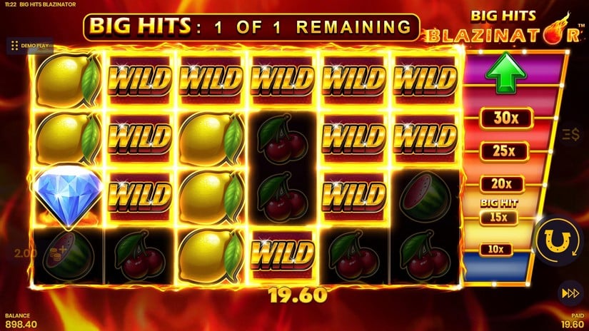 Big Hits Blazinator slot screen 9