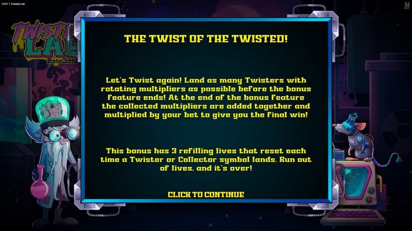 Twisted Lab RotoGrid slot screen 5